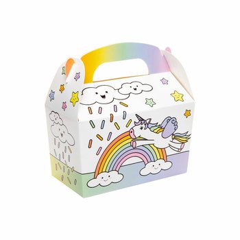 Scatoline Regalo Unicorno / Scatole Porta Caramelle 12x12.5x6 cm (12 pz)