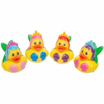 MIX PAPERELLE DI GOMMA SIRENA - 5x5 cm (4 pz)