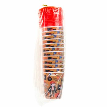 BICCHIERE / COPPA GELATO CON CANNUCCIA &ndash; PIRATA (12 pz.)
