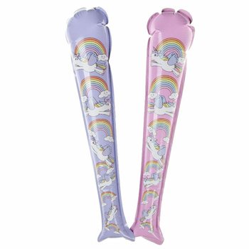 Mazza Gonfiabile Automatica Unicorno - 49x13cm - Display (48 pz)