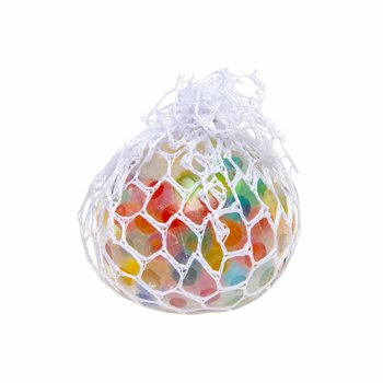 PALLINE SQUISHY CON RETE IN DISPLAY (12 pz.)