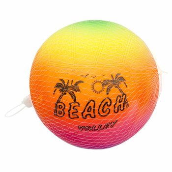 PALLONE DA BEACH VOLLEY, 23 CM - COLORI ARCOBALENO (10 pz.)