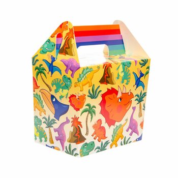 Scatola menu dinosauro / Scatolina regalo (12 pezzi)