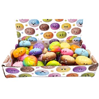 RAGE - PORTACHIAVI SQUISHY DUMPLING - COLORI MISTI - IN DISPLAY (24 pz.)