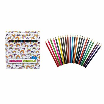 GRANDE SET DI MATITE COLORATE DA 24 PEZZI (12 pz.)