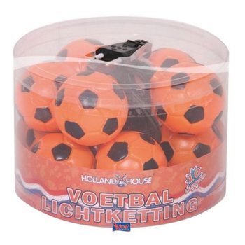 Catena Luminosa Calcio Arancione - 10 Lampadine (6 pz.)