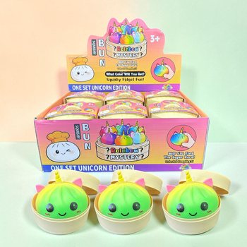 RAGE - Squishy Bun Dumplings GRANDE - EDIZIONE UNICORNO (8.5 x 8.5 x 7.5 cm) (12 pz.)