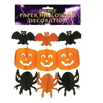 Ghirlande Decorative Halloween Miste – Lunghezza 300 cm (6 pz)