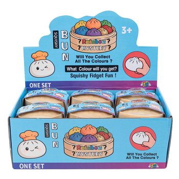 RAGE - Dumplings Squishy Bun GRANDI (8.5 x 8.5 x 4.8 cm) - Fidget Toy Virale 2026 (12 pz.)