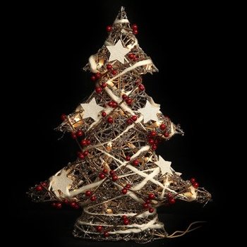 Grande Albero di Natale Decorativo Luminoso 50 cm (1 pz.)