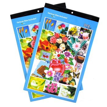 Libretti di Adesivi Fiori (12 pz.) *** SALDI - GLI ADESIVI NON ATTACCANO PIÙ BENE! ***