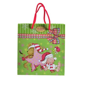 SACCHETTI REGALO DI NATALE 8 x 19.5 x 21 CM. (6 pz.)