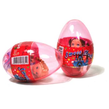 Uovo Sorpresa per Bambina con Caramelle (24 pz.)