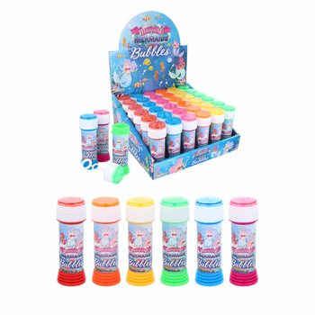 Bolle di Sapone Sirena 50ml con Gioco di Pazienza (Display 36 pz)