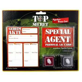 TOP SECRET – AGENTE SPECIALE, SET IMPRONTE DIGITALI (12 pz.)