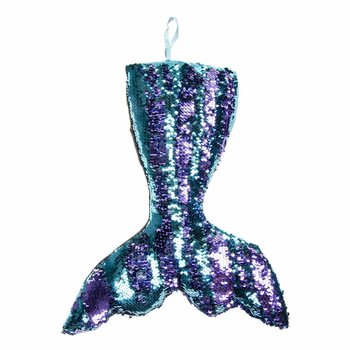 Cuscino XL Coda di Sirena in Peluche - 45 cm - Colori Mix (4 pz.)