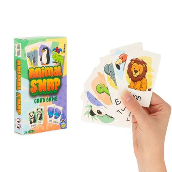 GIOCO DI CARTE ANIMAL SNAP - GIOCO DI CARTE ANIMALI CON 36 CARTE - IN DISPLAY (12 PZ.)