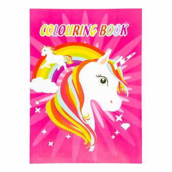 Libro da Colorare Unicorno A4 con Adesivi (12 pezzi)