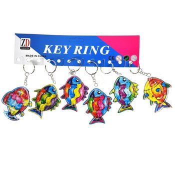 PORTACHIAVI GIOCO DI PAZIENZA - MODELLO: PESCE (12 pz.)