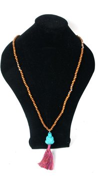 Collana Stile Ibiza Marrone Buddha (1 pz.)