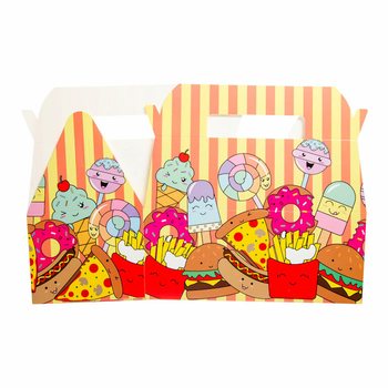 Scatole per Menu Fastfood - 22,5 x 12 x 9,5 cm (24 pezzi)