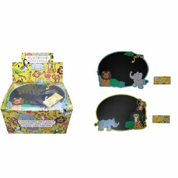 Lavagna Animali Selvaggi con Gessetti - Display 24 pezzi