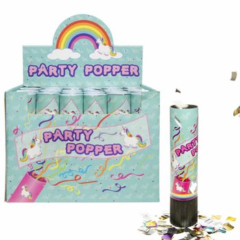 SPARACORIANDOLI PARTY - UNICORNO - IN DISPLAY (48 pezzi)