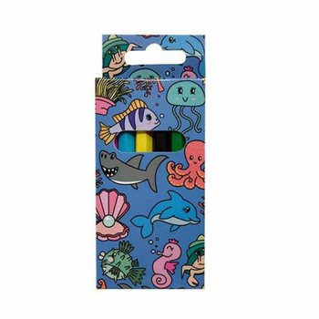 Set di 6 Matite Colorate - Animali Marini (24 set)