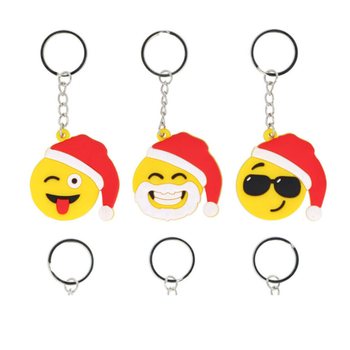 PORTACHIAVI SMILEY NATALIZI (12 pz.)