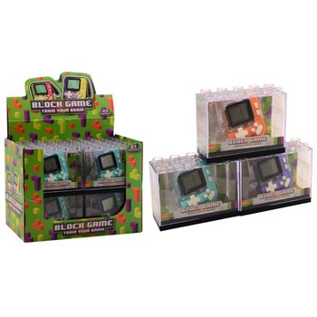 CONSOLE PER VIDEOGIOCHI A BLOCCHI - COLORI MISTI - IN DISPLAY (12 pz)