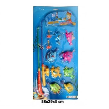 MEGA SET DA PESCA SU SCHEDA (12 pz.)