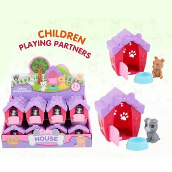 CASETTA PER ANIMALI CON ANIMALETTO IN DISPLAY (24 pz.)