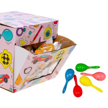 PICCOLE MARACAS SAMBA - COLORI MIX - IN DISPLAY (60 pz.)