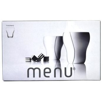 MENU - TAZZA TERMICA BLACK CONTOUR MEDIA 320 ML, SET DA 2