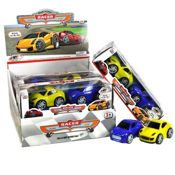 Set 2 Automobili a Frizione in Display (6 pz.)