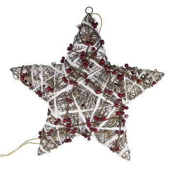 GRANDE STELLA DI NATALE LUMINOSA DECORATIVA 45 CM (2 pz.)