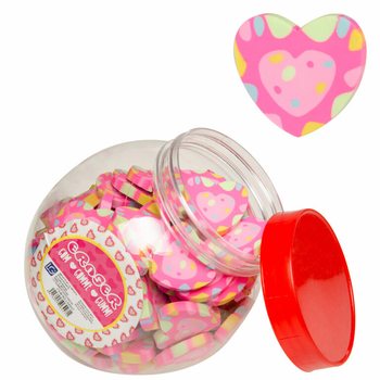Gomme a Cuore in Barattolo (100 pz.)