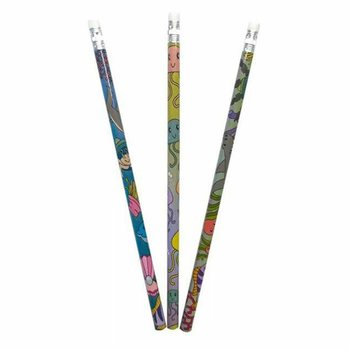 Matite Animali Marini con Gomma (12 pezzi)