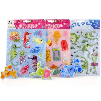 Simpatici Adesivi Pop-Up (12 pz.)