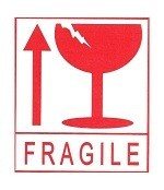 Etichette FRAGILE / Adesivi Fragile (45 fogli)