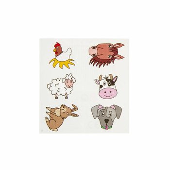 TATUAGGI DIVERTENTI - ANIMALI DELLA FATTORIA (96 pezzi)