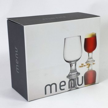 MENU - Set di 2 Bicchieri da Birra Scura (1 pz.)