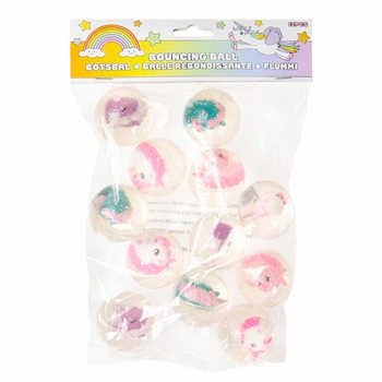 PALLINA RIMBALZANTE UNICORNO Ø 4.5 Cm. (12 pz.)
