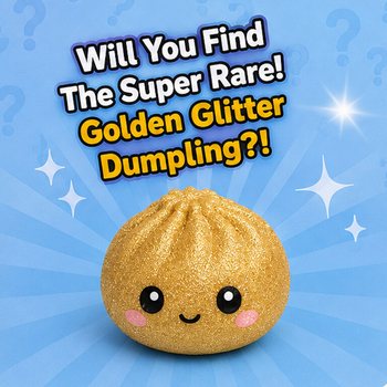 RAGE - Squishy SUGAR EDITION Bun Dumplings GRANDE (8.5 x 8.5 x 4.8 cm) - Fidget Toy Virale 2026 (12 pz)