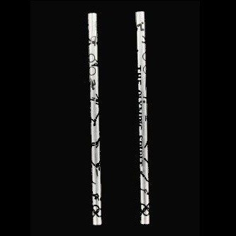 Matite in Legno Argento/Nero (144 pz.)