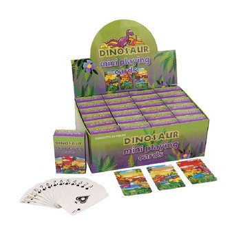 MINI CARTE DA GIOCO – MODELLO: DINOSAURO IN DISPLAY (24 pz.)