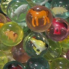 PALLINE RIMBALZINE CON ANIMALI 4,5 cm (50 pz.)