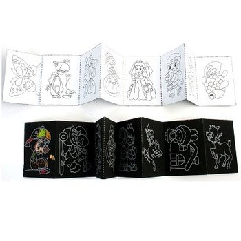 Libro Magico da Grattare e Colorare (47 pz.)