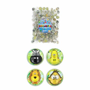 Palline Rimbalzine Mix Animali della Giungla - Ø 3,3 cm (100 pz.)