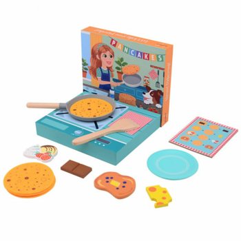 JOUECO - Set pancake in legno - Adatto per bambini dai 3 anni (1 pz.)